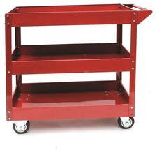 Hilka Red Metal Tool Trolley