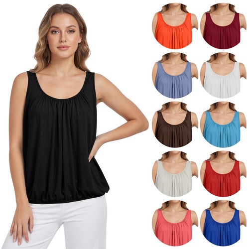 Women stretchable vest tops - stretchable,