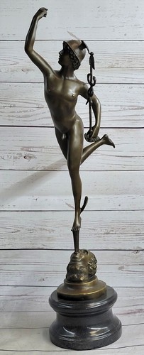 Nude flying mercury bronze - nude,