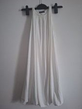 Zara Women's White Lace Dress Short Sleeve Size Small UK 8 EU 36 Party New