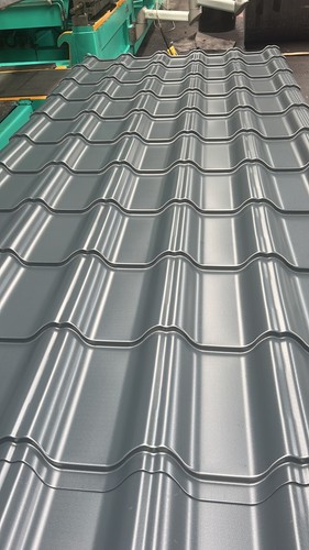 Tile effect metal roofing - effect,