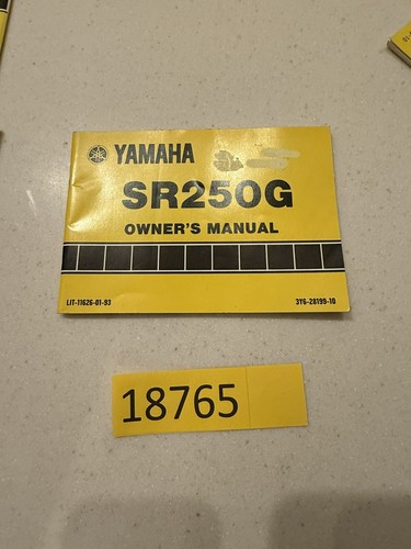 Yamaha sr250g motorcycle - yamaha,