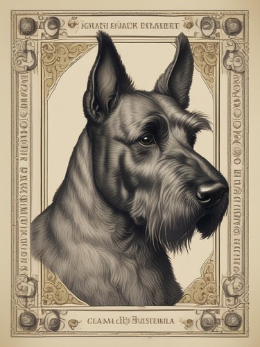 Scottish terrier vintage - terrier,