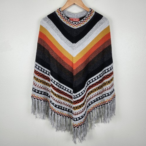 Inti sol alpaca poncho cape - poncho,