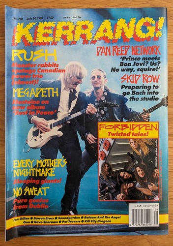 Rush kerrang issue 298 july - rush, kerrang!