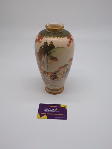 Antique japanese satsuma vase - antique,