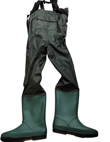 Green chest waders unisex - green,