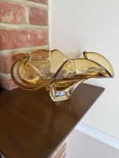 Murano / Czech Amber Coloured