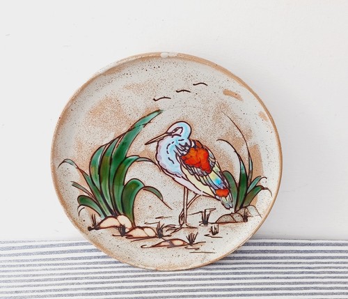 Vintage hand painted - vintage, plate