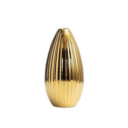 Electroplated ceramic flower - electroplated,