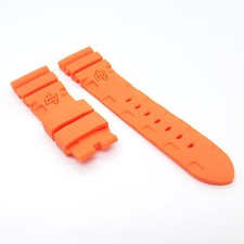 24mm / 22mm Orange Silicone