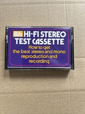 Bib Hi-fi Stereo Test Cassette