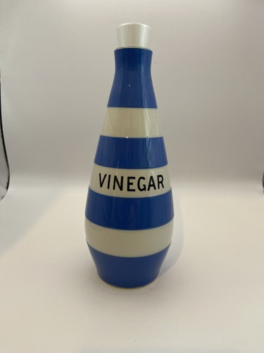 Green cornishware vinegar - tg,