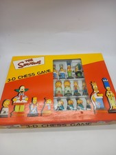 The Simpsons 3D Chess Game In Original Box