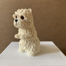 Scottie Dog Ornament - Ivory Colour, Great Condition- 2.5”/6.25cm