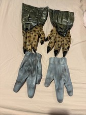 Alien Vs. Predator Cosplay Gloves (2 sets) Latex Unisex Halloween Party Prop