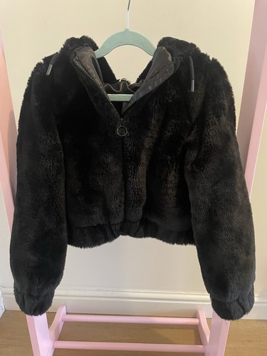 Girls cropped faux fur - cropped,