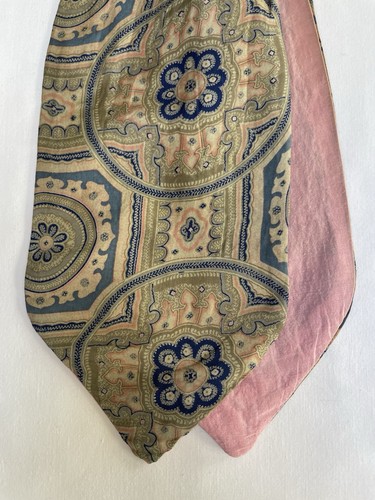 Vintage paisley madder silk
