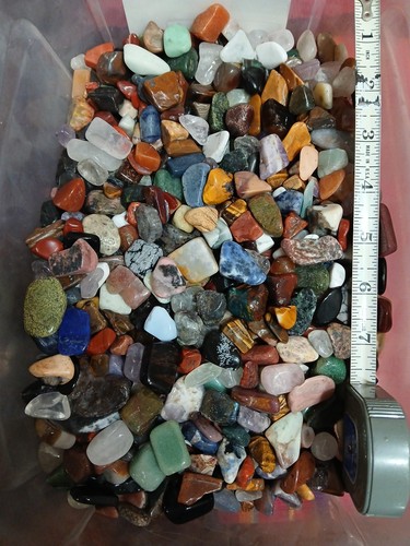 Tumbled polished stone - tumbled,