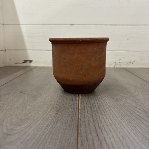 Vintage terracotta pot 13cm - pot, x