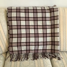 Jack Wills Wool Mix Pink Check Scarf/Shawl/ Wrap / Multifunctional