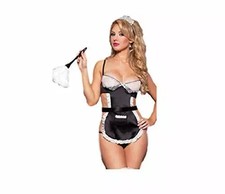 SALES Black White French Maid
