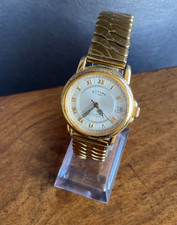 Rotary 21 Jewels Automatic Movement-View-Back Calendar Watch 10486 - Works Well