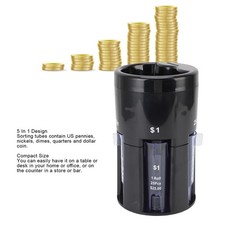 Coin Sorter Counter Holder High Efficiency Compact Size Space Saving Rugged Coin