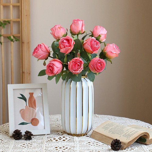 Lifelike silk flower bouquet - flower,