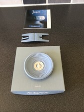 Wedgewood  Blue Jasperware Mini Collector Trinket 3" Plate Founded 1759 England