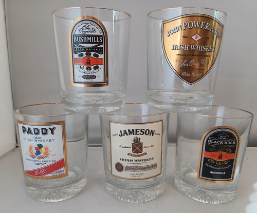 Vintage irish whiskey glasses - irish,