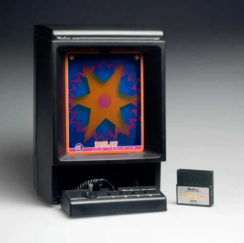 Vectrex with games - with,