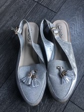 Kelsi Silver Tassled Loafers