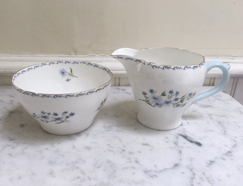 Vintage shelley blue - blue, rock