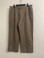 Brown 100% Linen Casual