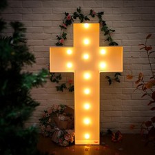 Cross LED decorate Sign Church