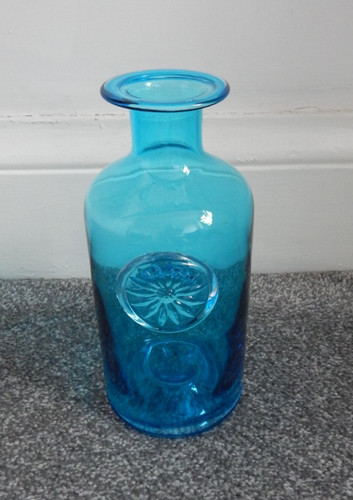 Dartington glass turquoise - glass,