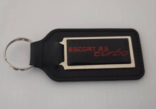 Ford leather key ring fob - ford,