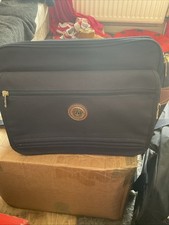 Carlton International Blue Luggage Small Weekend Bag Travel Bag See Description