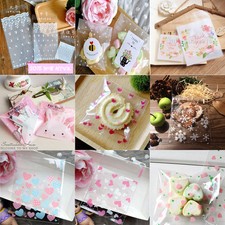 Mini 7x7cm Cello Cellophane Wedding Party Favour Sweet Macarons Gift Craft Bags