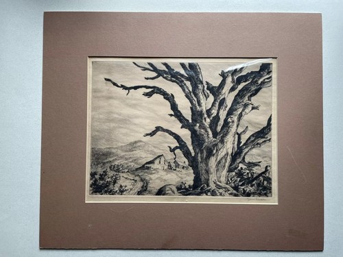 Original pencil signed - pencil, etching