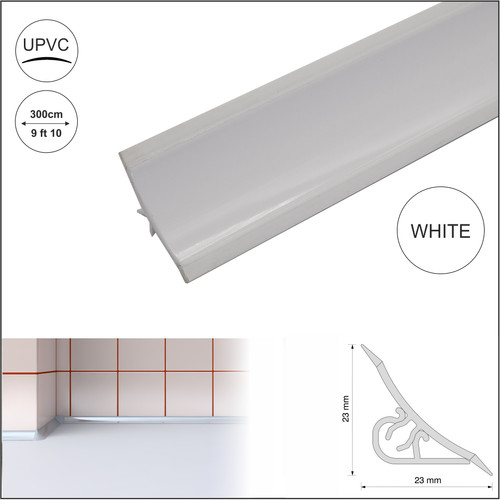 Worktop profile strip - 3m,