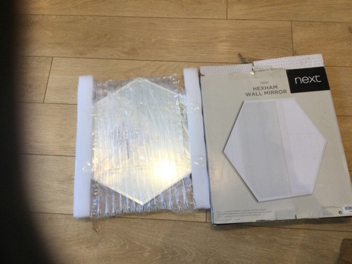 Next hexagon bevelled - hexagon, mirror