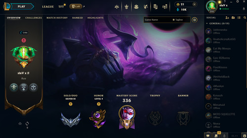 League legends account - league,