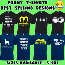 FUNNY MENS T-SHIRTS JOKE NOVELTY TEE RUDE DESIGN GIFT FOR HIM DAD NEW S - 5XL
