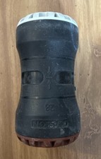 Plasson Pushfit Water Main 32mm Blue MDPE to 28mm Copper or Plastic Pipe Joiner