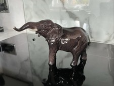 Beswick Elephant-Trunk Stretching In Gloss Model No. 974 In Ex Condition