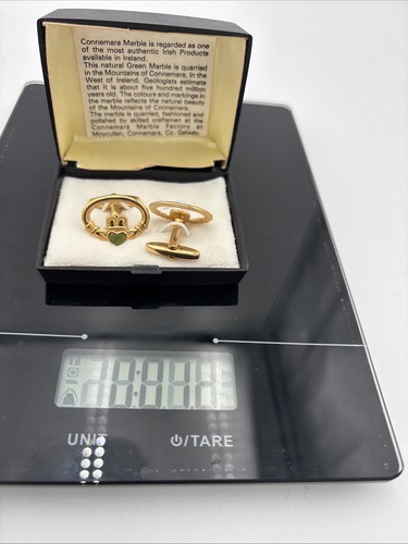 Gold plated oval claddah - plated,