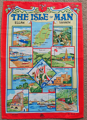 Isle man cotton souvenir - man,