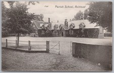 ASHTEAD Parish School, Surrey Postcard Unused